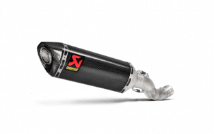 Akrapovic Slip-on Line Carbon Einddemper zonder E-keur Aprilia RSV4 2015 2016